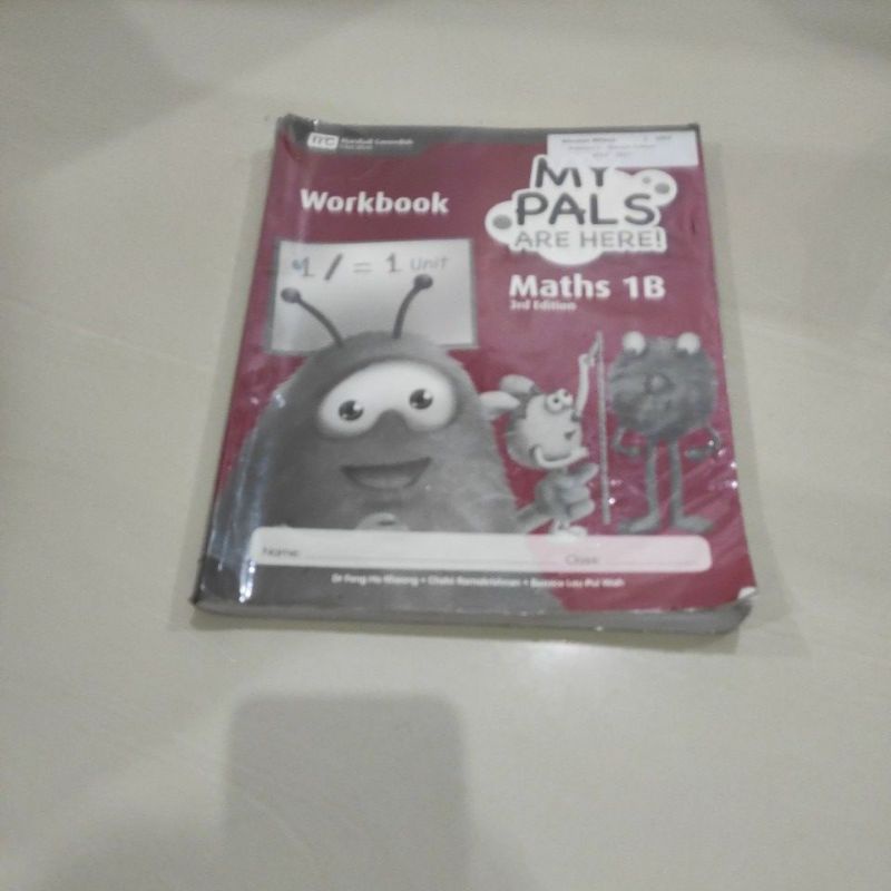 

marshall canvendish maths 1b workbook (preloved )