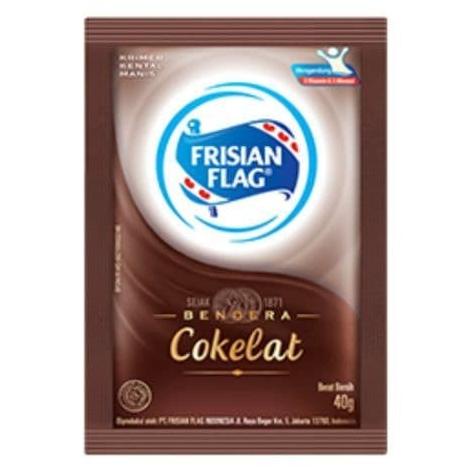 

populer] Susu Kental Manis Bendera Frisian Flag Sachet 40g Cokelat Dus isi 20pc