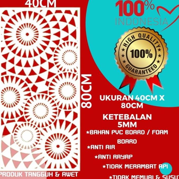 *****] KRAWANGAN PVC BOARD / SKETSEL PVC / ORNAMENT PVC BOARD PVC-94