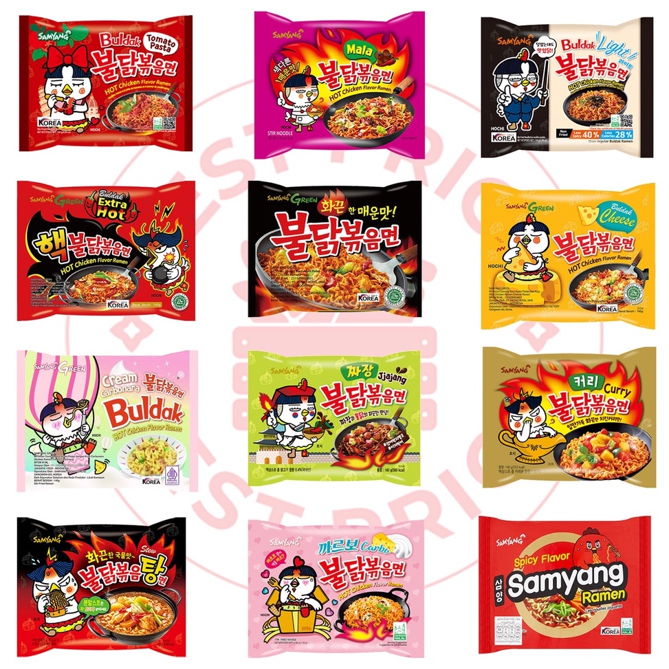 

✺Sale❂➺ RNWEW SAMYANG - SEMUA VARIAN HOT CHICKEN BULDAK RAMEN (MIE INSTAN KOREA) Q80 ✷Ready