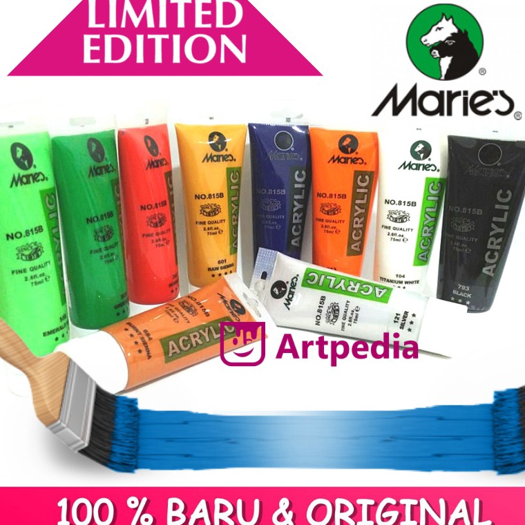 

✿Ready✿ 67SGA CAT AKRILIK MARIES 75ML - ACRYLIC COLOUR - CAT AKRILIK TERMURAH - BEST QUALITY -TERLARIS H98 ➠Pasti Murah