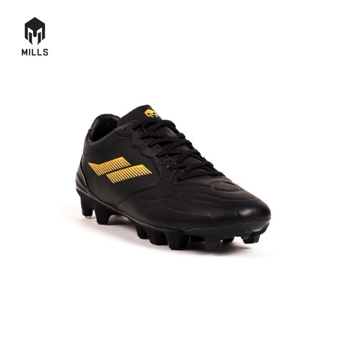 Terlaris Mills Sepatu Sepakbola Davor Fg Black/Gold 9301401