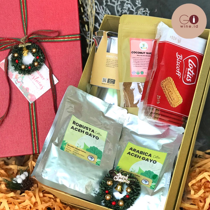 

Christmas Package D Hampers Natal Coffee - Arabica - Brew&Co Kopi