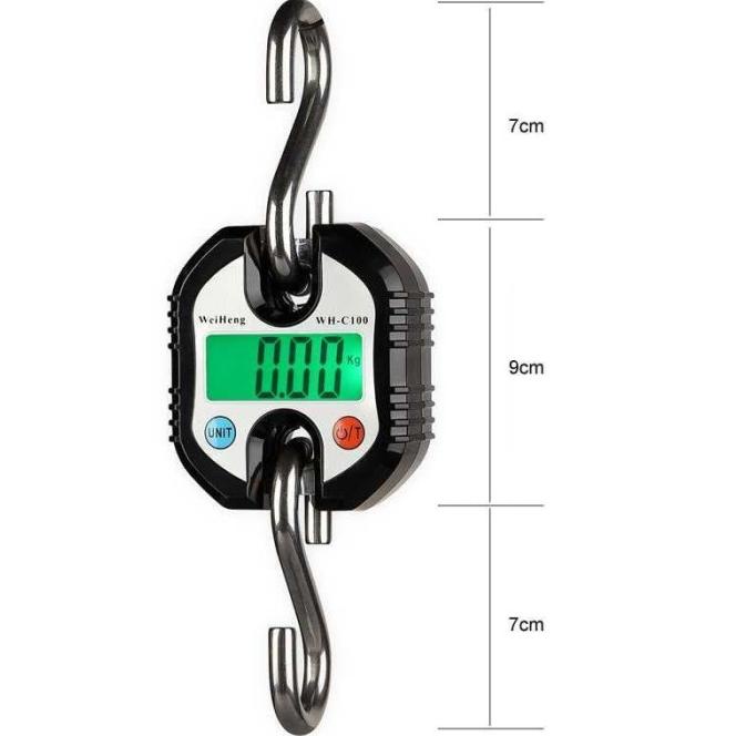 Timbangan Digital Gantung - Timbangan Koper Digital Portable 150Kg 50G