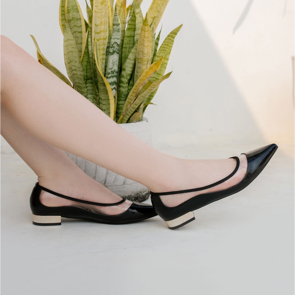 NCY Shoes PHOEBE Flatshoes warna hitam