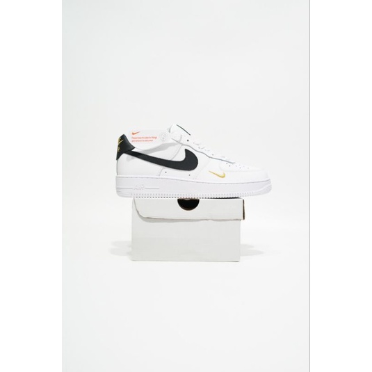 NIKE AIR FORCE  1 WHITE LIST BLACK