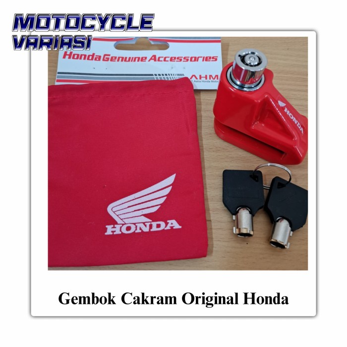 Gembok Motor Ori Ahm Gembok Cakram Motor Original Ahm
