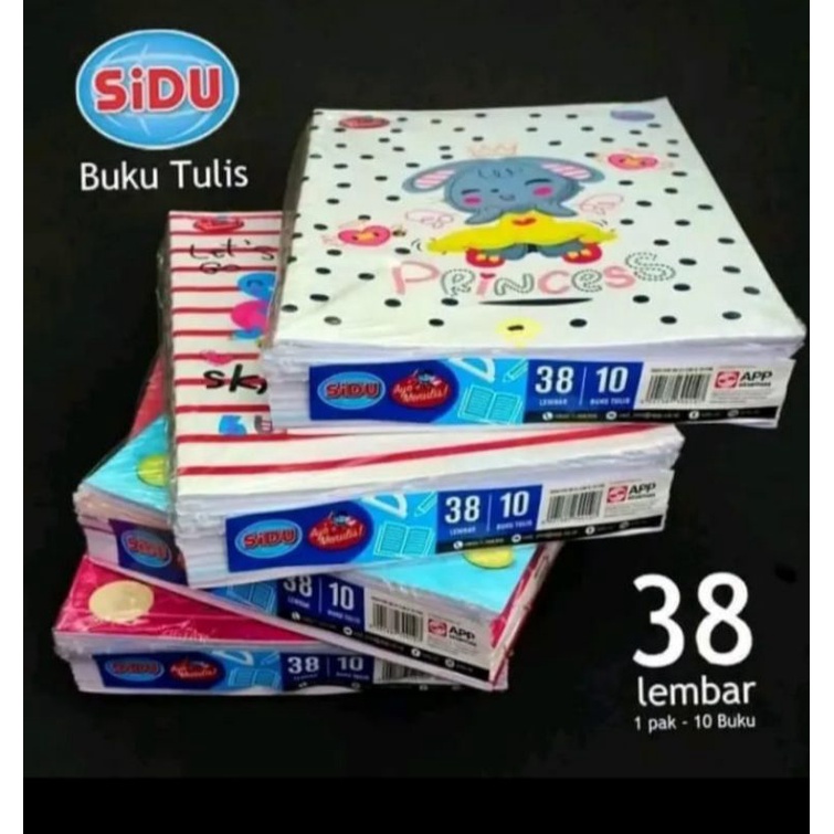

BUKU SIDU BUKU TULIS SIDU 38 LEMBAR 1 PACK ISI 10 PCS