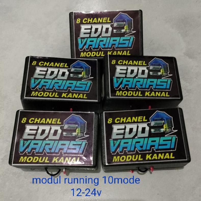Grosir Modul Led Kanal Bak Truck 8Chanel Running Otomatis 10Mode Mobil Truck Pickup 12V&4V Kyx