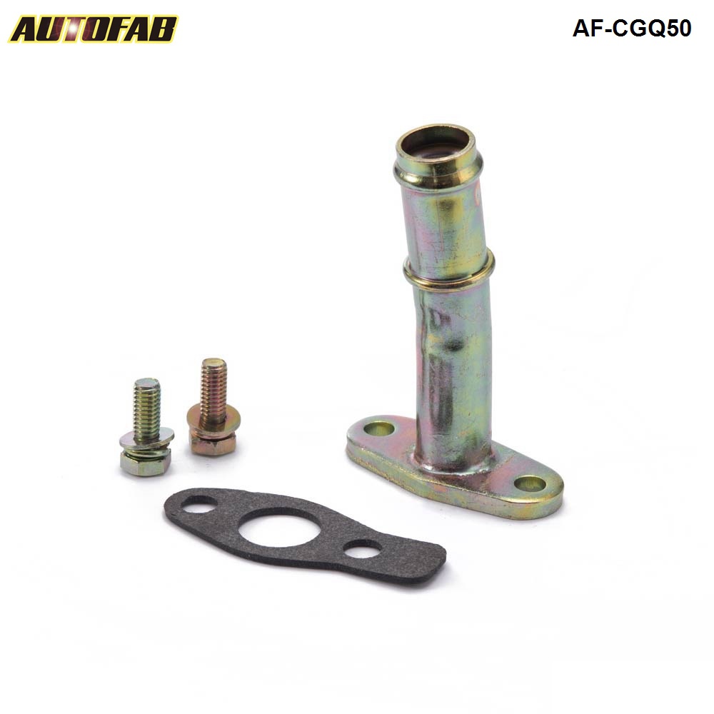 AUTOFAB Turbo Oil Drain Return Pipe Kit For Mitsubishi TD02 TF035 TD04 TD05 TD06 KKK K03 UK AF-CGQ50