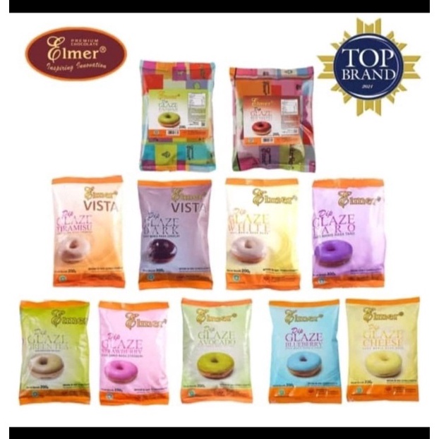 

❈Seller❇↔ VNVCM ELMER DIP GLAZE 200GR / TOPPING DONAT ( SEMUA RASA LENGKAP ) 061 ➙Terlaku.