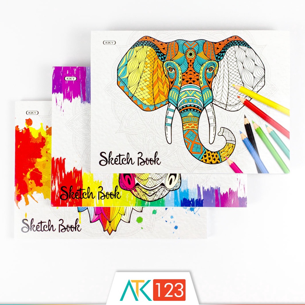 

[9W073] Buku Gambar / Sketsa / Sketch Book Kiky A4 50 Lembar Terbatas •̪̀●́)