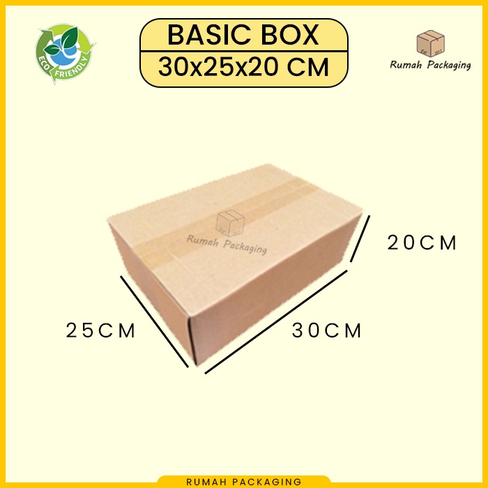 

KARDUS / KARTON BOX POLOS Uk. 30x25x20 CM