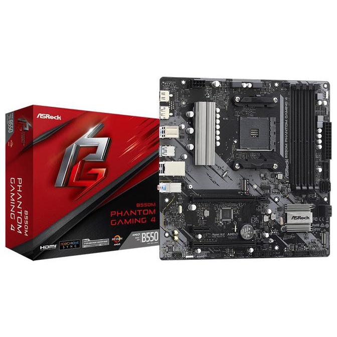 ASROCK B550M PHANTOM GAMING 4 (Socket AM4)