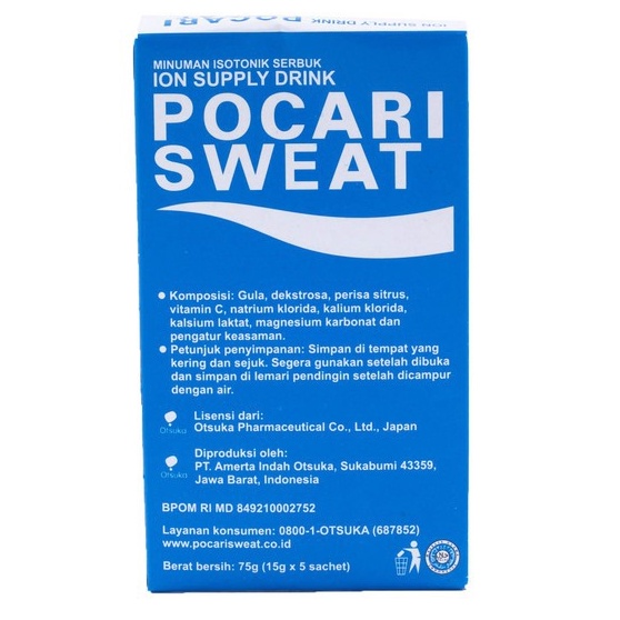 

➳Buruan Beli➯ MJZPB POCARI SWEAT Powder 75gr - Minuman Isotonik Serbuk POCARI SWEAT (5 x 15gr) W69 ✹Promo