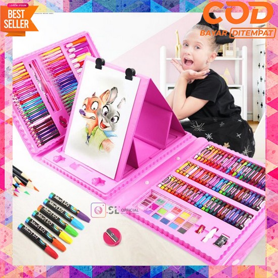 

Crayon Art Set 208 Pcs Krayon Pencil Warna Alat Mewarnai Anak Lengkap Perlengkapan Menggambar Krayon Anak Set Koper 150 In 1 Crayon Full Alat Melukis Mewarnai Set Kids Land Alat Lukis Set Super Mega Art 208 Pcs Crayon Oi Crayon Mewarnai Art Full Set 1