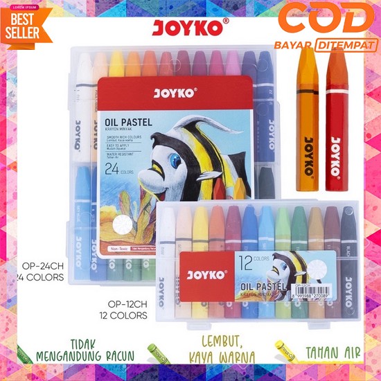 

Crayon Mewarnai Anak 12 Warna Crayon Murah Perlengkapan Menggambar Krayon Anak Set Koper 150 In 1 Crayon Full Alat Melukis Mewarnai Set Kids Land Set Alat Mewarnai Dan Melukis Lengkap Oil Pastel Alat Lukis Set Super Mega Crayon Oil Pastel Joyko Op-24C