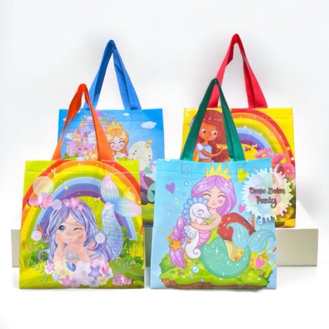 

] Tas Souvenir Ulang Tahun Anak / Goodie Bag Ulang Tahun Mermaid BR - S