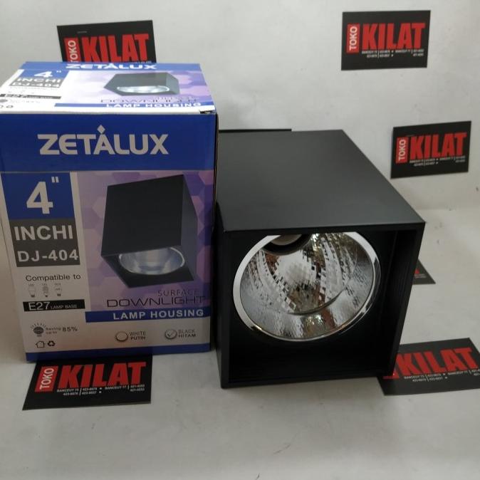 {{{{{{] Lampu Downlight Outbow 4 inci Kotak ZETALUX Surface Down light 4 inchi