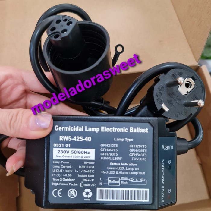 Ballast Uv Ultraviolet 10 - 40 Watt 4 Pin