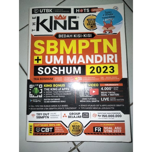 PRELOVED BUKU SNBT THE KING 2023 & WANGSIT PENALARAN MATEMATIKA 2023