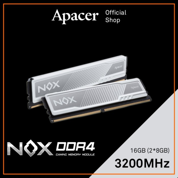 Ram APACER NOX 16GB (2X8GB) DDR4 3200 MHz - Ram 16GB 3200Mhz Dual