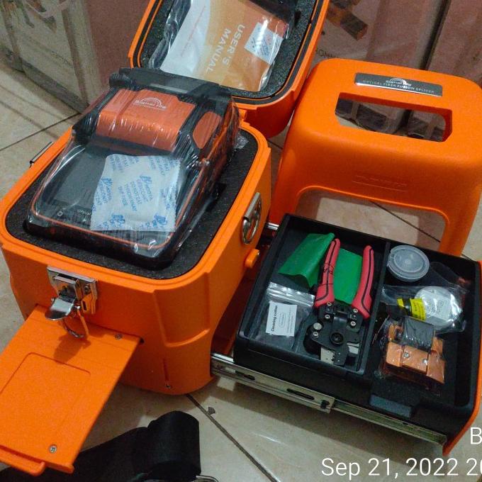 Fusion Splicer Ai-9 Mesin Penyambung Core Kabel Fiber Optik - 6 Motor