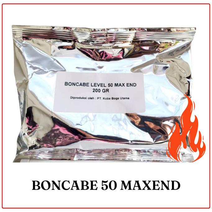 

BONCABE LEVEL 50 MAX END Kemasan 200gram / KOBE BON CABE LV 50 200 gr