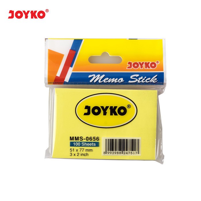 

Joyko Memo Stick MMS-0656 (3"x2") - ( 1 Set - 100 Lembar ) ( IRRA STORE )