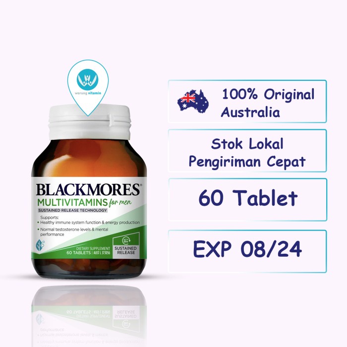 Blackmores Multivitamin For Men 60 Tablet Multivitamins Pria