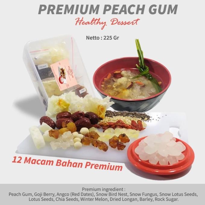 

((((()paling dicari] Peach Gum Collagen Dessert Premium Grade A Paket Komplit 12 Bahan