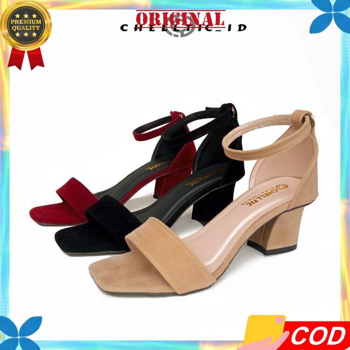 Andal Wanita Kekinian 2023 Simple Elegan Korean Style Haihils Mewah Heels Kondangan Dewasa Terbaru T