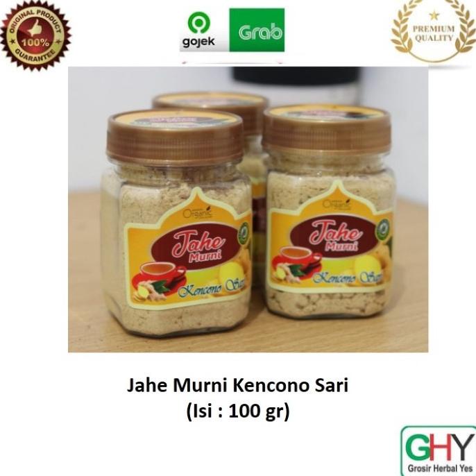 

=+=+=+] Jahe Murni Kencono Sari 100 gram Minuman Sehat Minuman Hangat