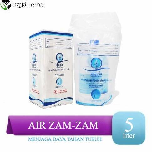 

=+=+=+] Air Zam Zam (zam-zam / zamzam) Asli 5 Liter Masih Segel