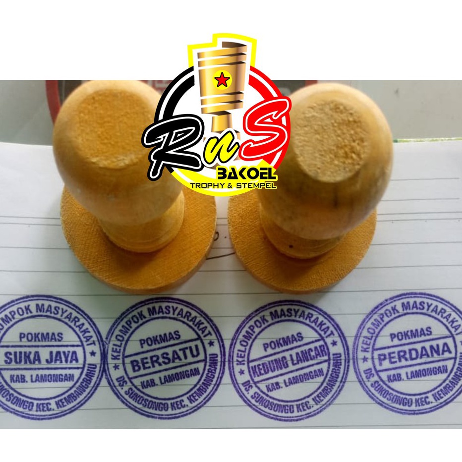 

➼Terbatas✯ 6TDJE STEMPEL KAYU BULAT S75 ☆Terbaru