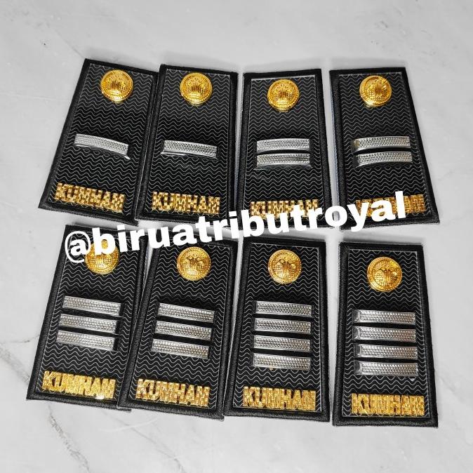 Pangkat Pdh Akrilik 2A , 2B , 2C Kumham Terbaru - Kemenkumham