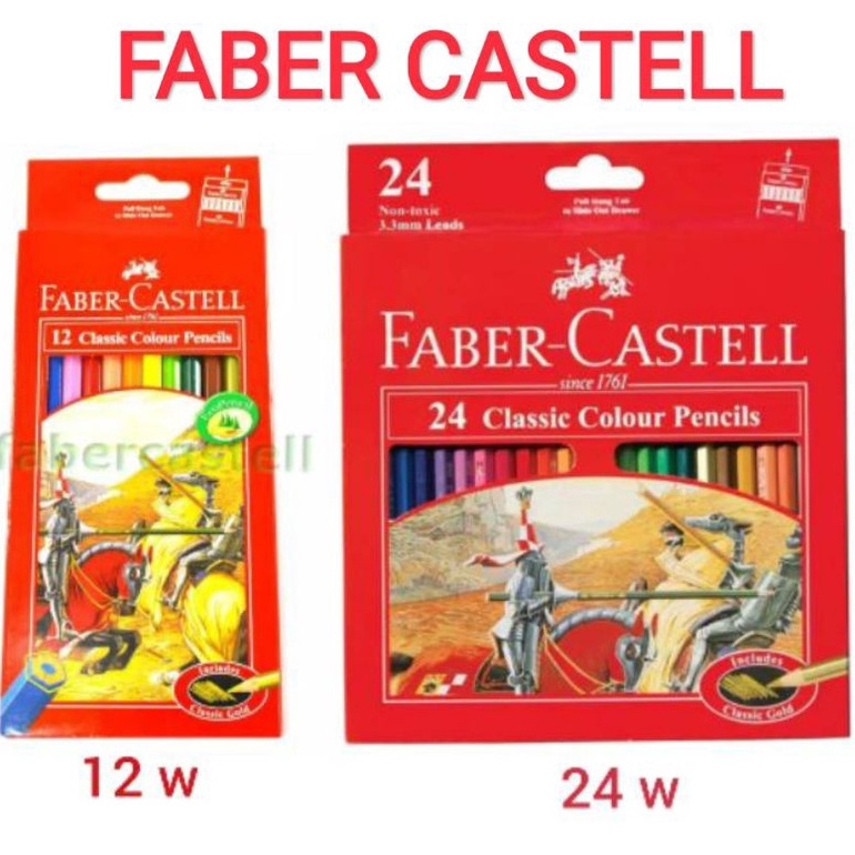 

Paling Dicari.. Pensil warna faber castell classic 12 warna , 24 warna , 36 warna Panjang 35