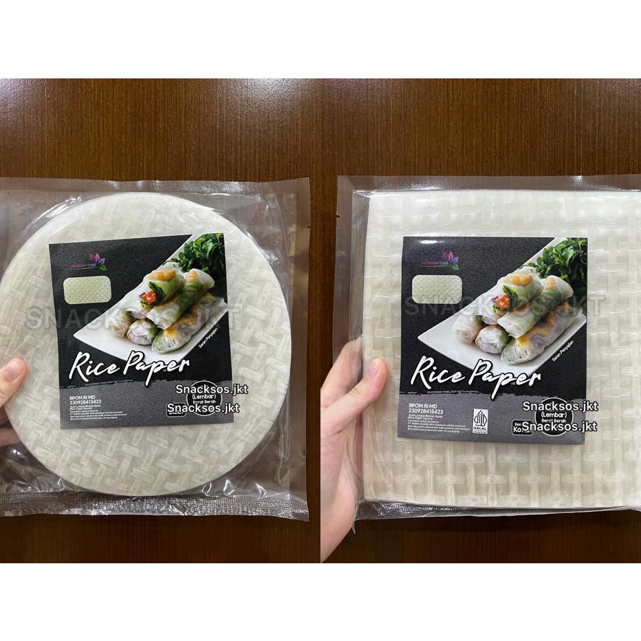 

Paling Popular➝ 0ABHG Rice Paper / Banh Trang High Quality Rice Paper 22cm / Kulit Lumpia Vietnam Rice Paper / Rice Roll Spring Roll 094 Ready