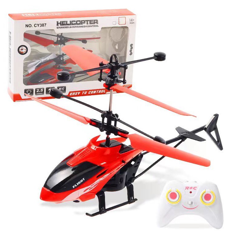 ➟Best Produk RPZVW Mainan Anak Helikopter Remote Kontrol Tangan Drone Charger LED / Mainan Helikopte