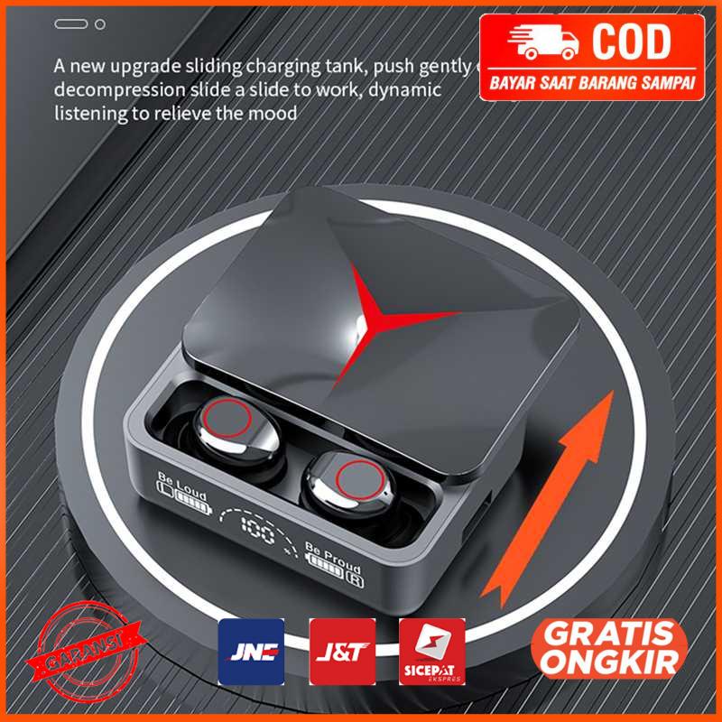 TWS Earphone Bluetooth 5.3 HIFI LED Type C 1200mAh M90Pro