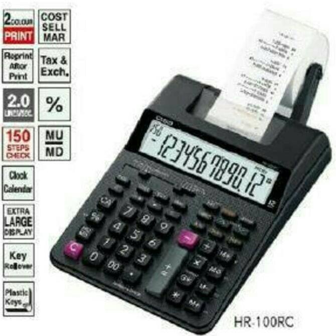 

Paket Hemat CASIO HR-100 TM - Print kalkulator, kertas struk & tinta