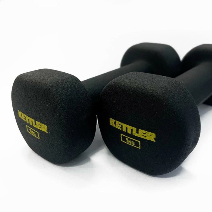 Best Seller Dumbell/Barbel/Dumbell Kettler/Kettler Dumbell Neoprene(2Kg/Pair)Pink