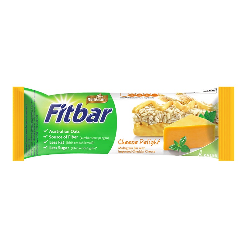 

Fitbar Multigrain Bar Cheese Delight 20 g