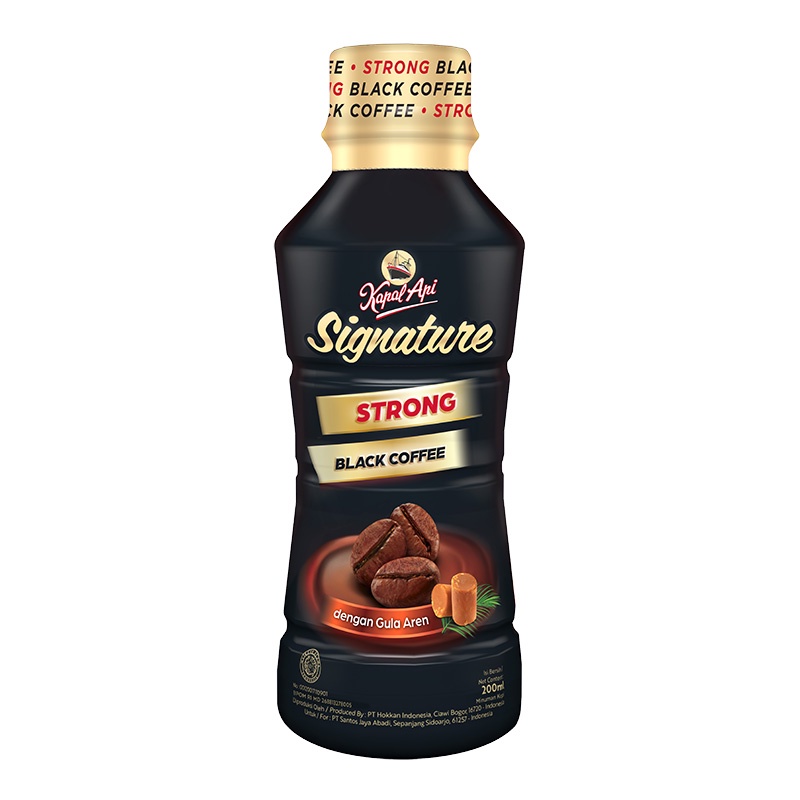 

Kapal Api Signature Strong Black Coffee Pet 200 ml