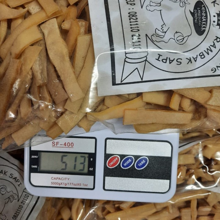 

O!!! Kerupuk Rambak Krecek Sapi Mentah Stik 500Gram