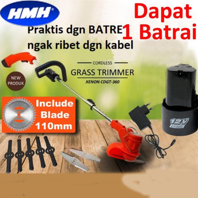 XENON CDGT720 Mesin Potong Rumput Baterai Grass Trimmer Cordless 20V