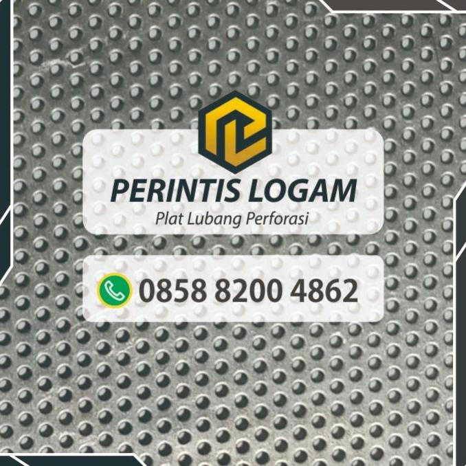 Harga Spesial Plat Lubang Stainless 304 Tebal 0.8 Mm Lubang 0.8 Mm 1 X 2 Meter