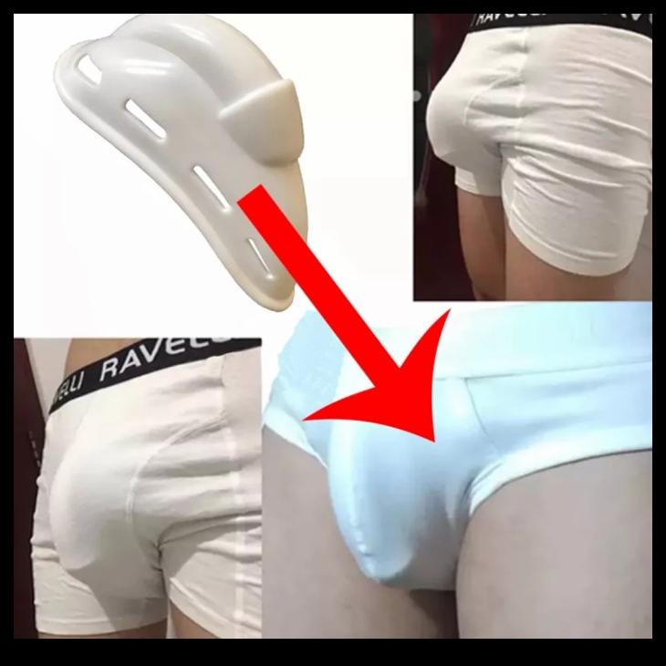PROMO MURAHHH SOFT BULGE PAD SPONGE  SILICONE / SILIKON PELINDUNG KELAMIN PRIA SIAP KIRIM 