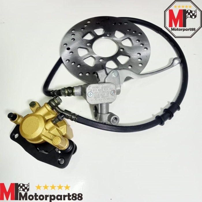Terlaris Rem Cakram Depan Assy Komplit Master Rem Set Mio Sporty Soul Smile Knz