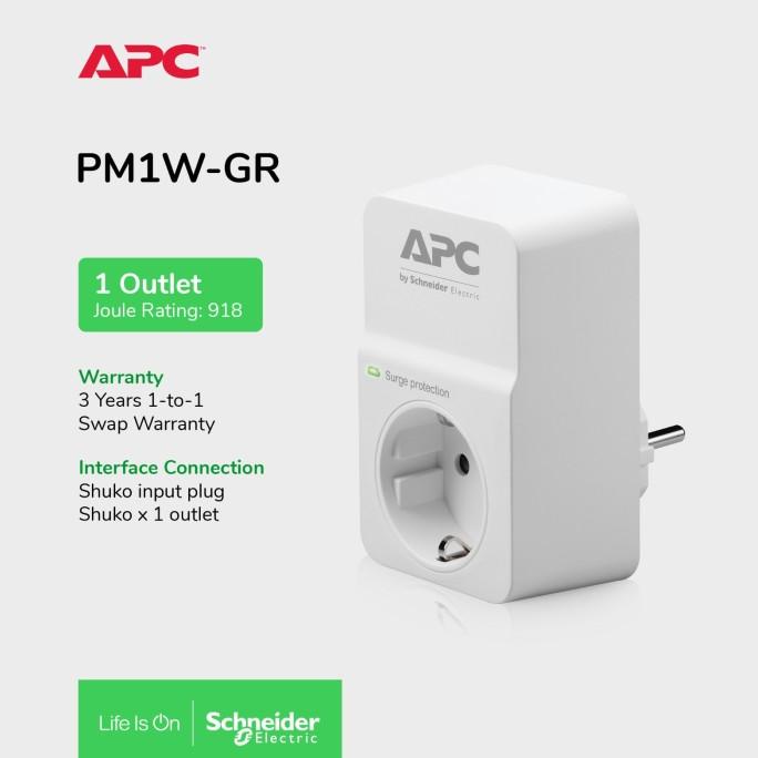 APC Surge Protector PM1WGR / PM1W-GR colokan anti petir